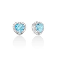 Orecchini Miluna Donna LA GEMMA DEL CIELO in Argento Topazio ERD2546 - ERD2546